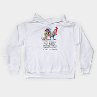 Why Did the Chicken Cross the Road? ... Because it Wanted To! Kids Hoodie